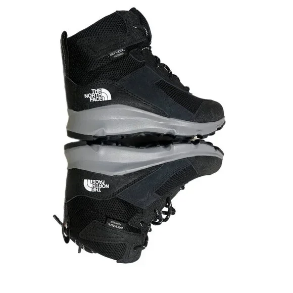 North Face Jr Hiking Boots Kids Size 2.5 Hedgehog Hiker II Mid Ankle NIB